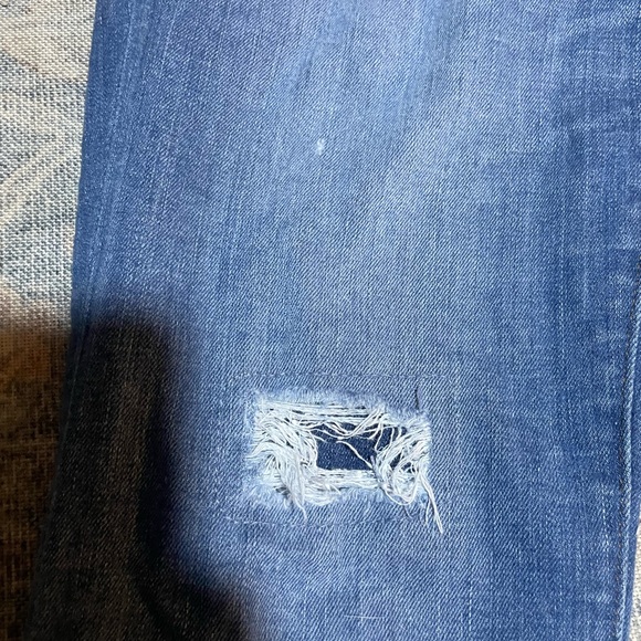 J. Crew 9 inch high rise toothpick jeans distressed size 27 - Picture 2 of 8